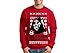 Star Wars Ugly Christmas Sweater Darth Vader Red I Find Your Lack Of Cheer Disturbing (L)