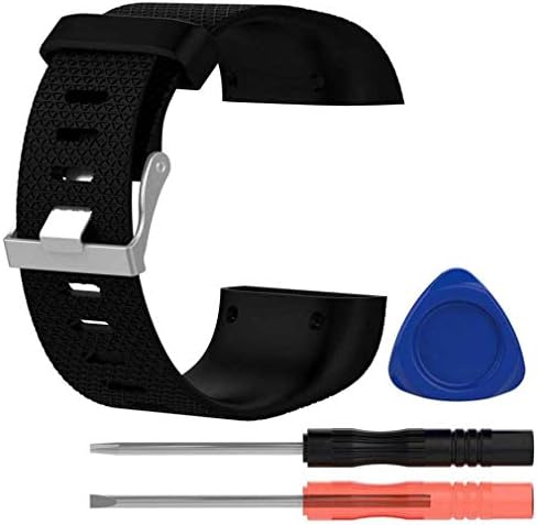 Fitingran Fashion Strap for Fitbit Surge Strap, Silicone Adjustable Replacement Straps Accessories for Fitbit Surge Watch Fitness Tracker Wrist Band