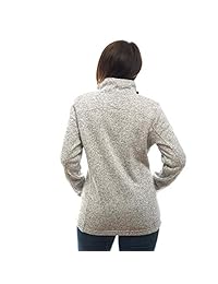 Chaqueta de forro polar con cremallera para mujer