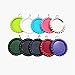 IGOGO Mixed Colors Flat Bottle Caps with Holes and Rings – 1 Inch Aluminum Bottle Cap Pendants for DIY Jewelry, Crafts, Keychains – 50 PCS