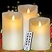 Flameless Candles, Super Long Battery Life Battery Candles C Cell Battery 400 Hours Lighting Set 5