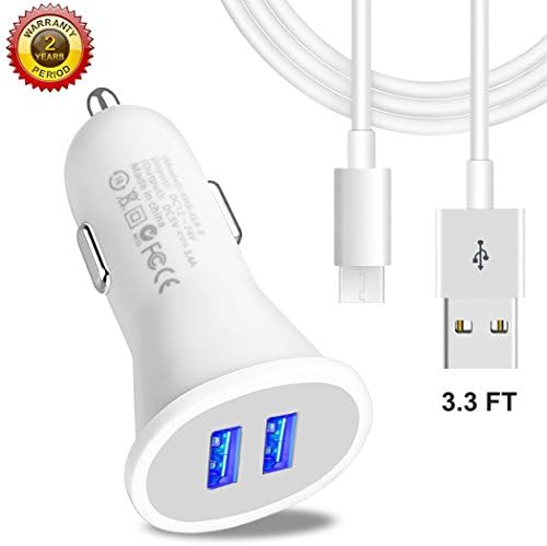 Fast Charge Adaptive Fast Charger Kit for Samsung Galaxy S9/S8/S8 Plus/Note8,MBLAI USB Type C Fast Charging Kit True Digital Adaptive Fast Charging (car charger+c cable)