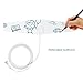 ANTOP Paper Thin Indoor TV Antenna AT-120, 30 Miles Range Multi-Directional Reception for OTA High Definition Televisions/4K UHD TVs - Reversible White and Black - 10ft Coaxial Cable