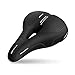 OUTERDO Comfortable Bike Seat- Slow Rebound Memory Foam Bicycle Saddle, Ergonomic Design Wide Bike Seat Waterproof Breathable, Replacement Gel Bicycle Seat Universal for Road, Mountain, MTB, City Bikethumb 1