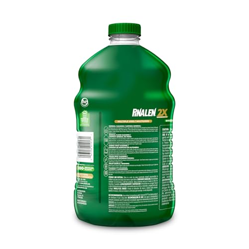 PINALEN 2X MAX AROMAS CONCENTRATED MULTIPURPOSE CLEANER – FRESH PINE SCENT – 108 FL OZ – ALL PURPOSE CLEANER FOR KITCHEN, BATHROOM, FLOORS & OUTDOORS