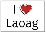 I Love Laoag, fridge magnet