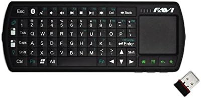 FAVI Mini Bluetooth Keyboard with Laser Pointer and Backlit Keys (FE02BT-US19)