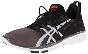 Image of ASICS Women's GEL-Fit Sana Cross-Training Shoe, Black/White/Coral, 11 M US
