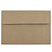 JAM PAPER A8 Premium Invitation Envelopes - 5 1/2 x 8 1/8 - Brown Kraft Paper Bag - 50/Pack
