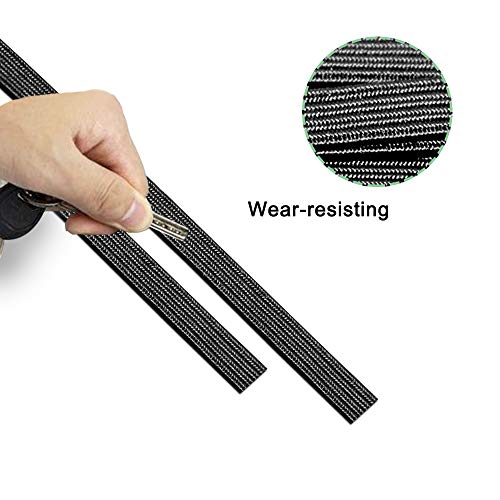 Set of 2, Braided Elastic, findTop Braided Polyester Elastic, 11 Yard by 1/4 inch, Black & White - Thumbnail 5