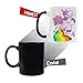 InterestPrint 11 Ounce Cartoon Unicorn Rainbow Morphing Mug Travel Heat Sensitive Color Change Coffee Mug Cup with Quotes, Unique Funny Birthday Mug for Men Women Him Her Mom Dad