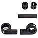 RUN-D Mounting Clamps for 0.75’’/ 1’’/ 1.25’’ Tube Installation, Off Road LED Work Light LED Light Bar LED Driving Light Mounting Brackets for Motorcycle Boat ATV UTV Truck Roof Rack Cage (2 Pcs)