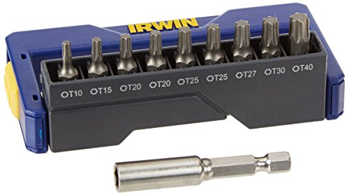 Irwin Tools 1866982 Screwdriving Insert Bit Set (10 Pack), 10 Piece