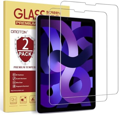 OMOTON Screen Protector for iPad Air 5th 4th Generation (Air 5/4