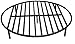 TITAN GREAT OUTDOORS Ash & Ember Round 30in Fire Pit Grate, Heavy Duty 1/2in Steel Elevated Log Wood Pit Grate, Burning Fireplace and Firepits