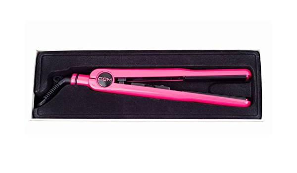 Amazon.com: Gem Techno 410 tradicional 1 hairstyling Hierro Rosa : Belleza  y Cuidado Personal