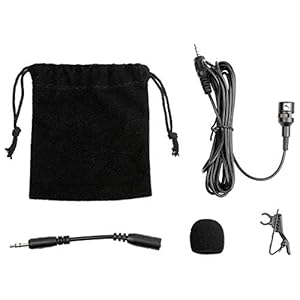 Industry Standard Sound ISSLM01O Omni-Directional Lavalier Microphone (Black)