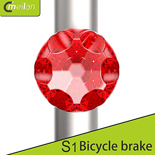 Meilan S1 USB Bike taillight Mini 7LED 80Lm 350mAh 7 Modes Rechargeable Bike safelight Breaking Light with G-Sensor - Thumbnail 6