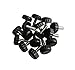 Do4U Screw On Furniture Glide Leveling Foot Adjuster for Furniture Legs M6 Thread 17mm Length (20pcs)