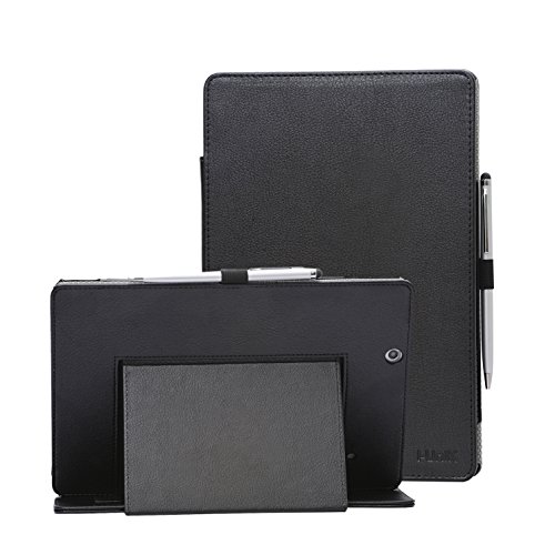 i-UniK 2016 version Nextbook Ares 10A Compatible Model #NX16A10132S Tablet Case Cover [Bonus Stylus Pen] (Black)