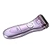 Women's Electric Shaver, Cordless 3-Blade Wet & Dry Use, Body Hair Epilator Armpit Bikini Trimmer Lady Shaver, Rechargeable, 2 Accessories (Purple) - Happy Hours
