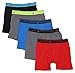 Beverly Hills Polo Club Boys' Underwear - 5 Pack Cotton Boxer Briefs (Size: 4-18), Size 8-10, Assortment 2