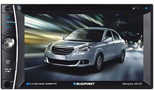 Blaupunkt Memphis 6.2-Inch in Dash Touch Screen DVD Multimedia Car Stereo Receiver with Bluetooth and Remote Control