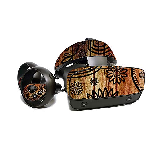MightySkins Skin for Oculus Rift S - Wooden Floral | Protective, Durable, and U…