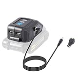 LANMU Battery Adapter for Dewalt 18V/20V Lithium Ion Battery,TS100 Soldering Iron,USB Charger for Dewalt,Power Source,Power Supply for Dewalt DCB090 DCB091 (Black)