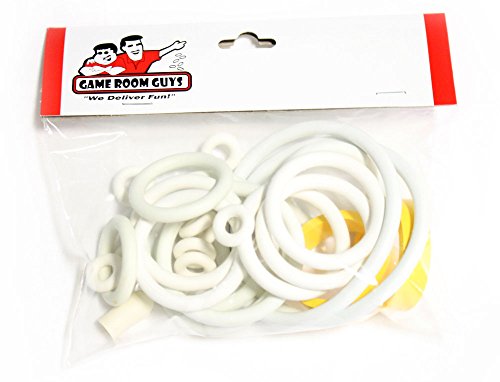 Game Room Guys White Ring Kit for Stern Chicago Coin Rawhide Pinball