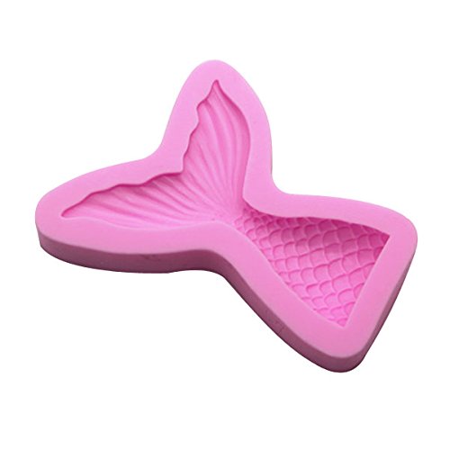 Lingmoldshop Mermaid tail Craft Art Silicone Soap mold DIY Candy mould Craft Molds Handmade molds