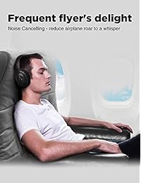 COWIN SE7   Auriculares inalámbricos Bluetooth con cancelación de ruido, auriculares inalámbricos con micrófono Aptx, cómodos auriculares de proteínas 30H de tiempo de reproducción, auriculares plegables para viaje trabajo, color negro