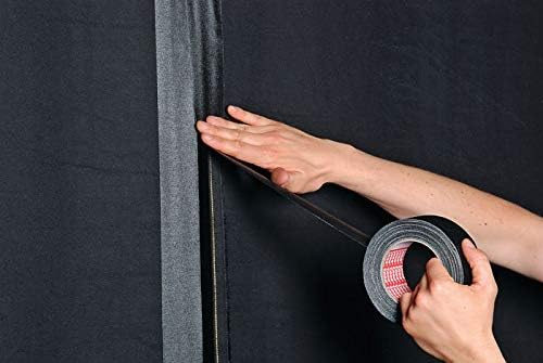 Tesa 4541, 50 mm x 50 m Indoor & Outdoor 50 M Black Adhesive Tape - Adhesive Tape 50 mm x 50 m, Black, 50 M, 50 mm) - Image 4