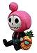 Atlantic Collectibles Furry Bones Tropical Pineapple Flamingo Costume Skeleton Monster Collectible Figurine 3.25