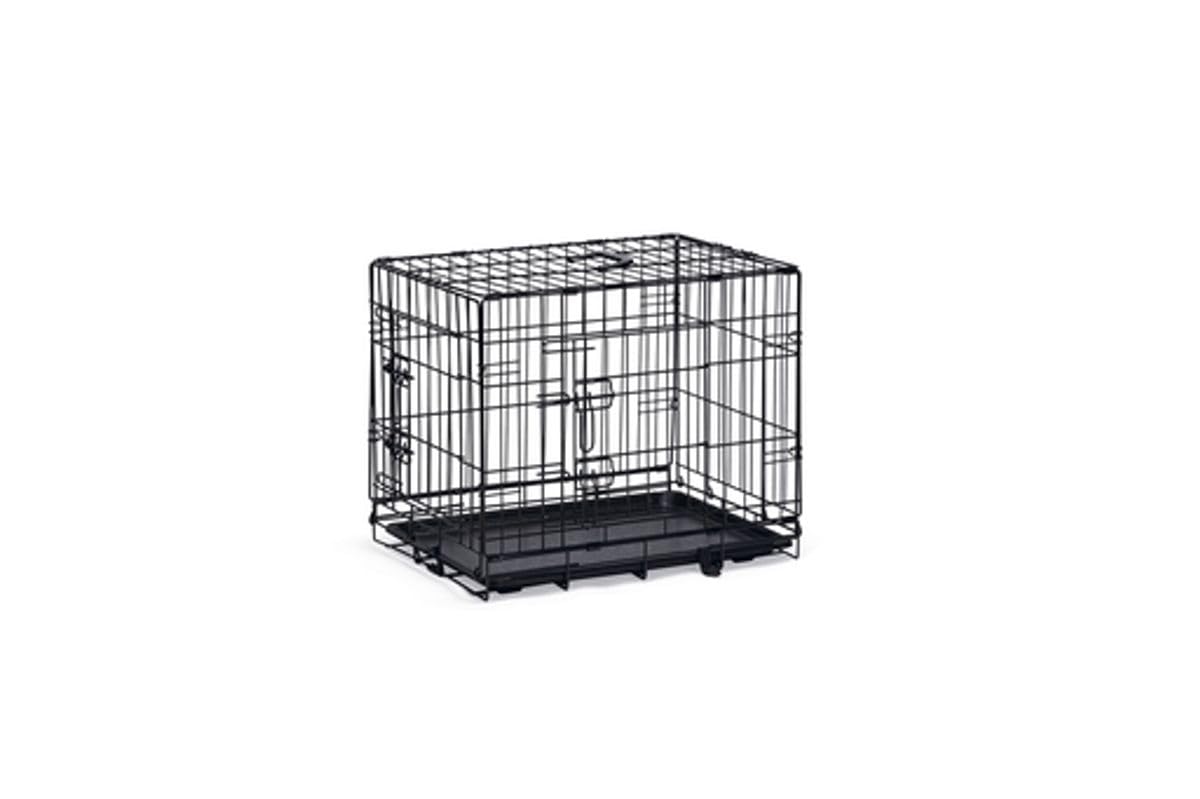 Karlie 1030489 Wire Cage with 2 Doors 63 x 43 x 49 cm Black