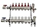 VIVO 6 Loop 1/2 inch Pex Manifold Stainless Steel Radiant Floor Heating Set, 6 Branch Kit (PEX-M12-6)