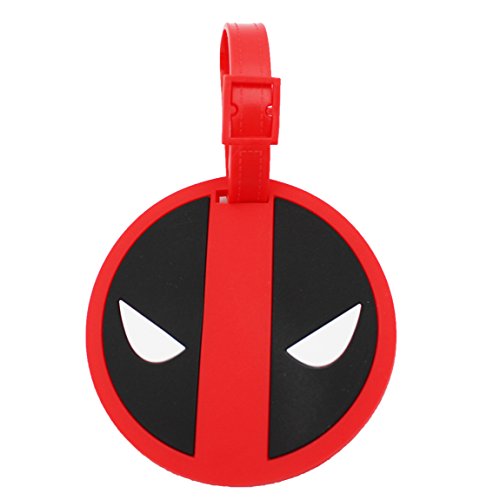 Finex Set of 4 Avengers Deadpool Travel Luggage ID Tag for Bags Suitcases