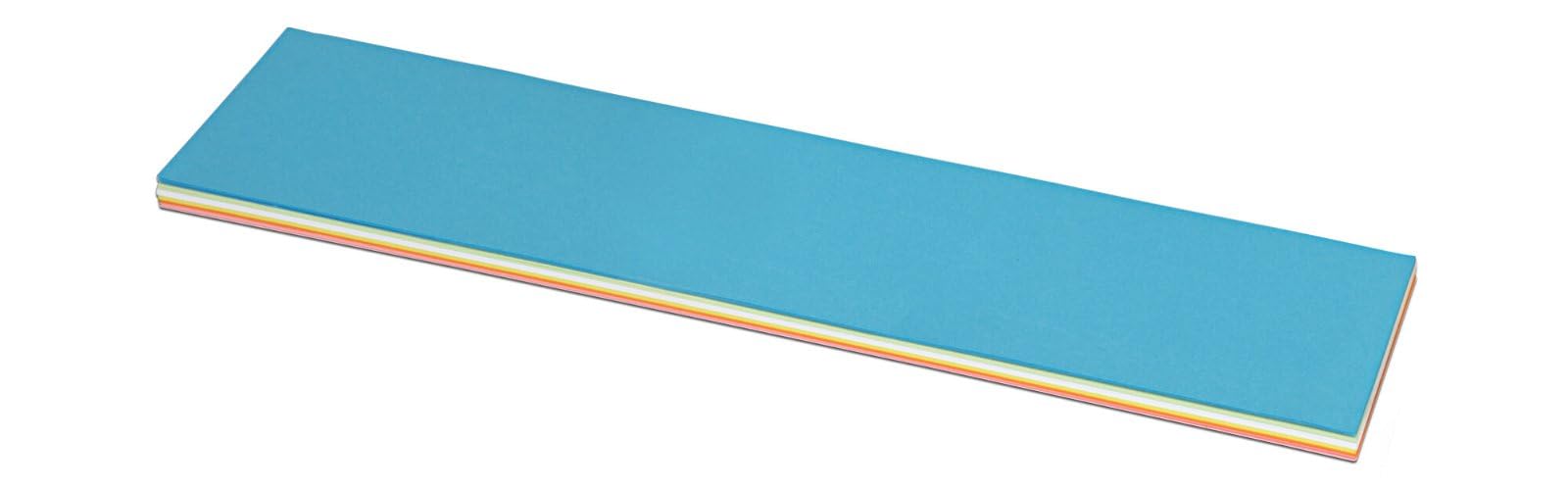 Maul Headline Strip, 95 x 425 mm, 150g/m² Paper, Usable On Both Sides, Coloured Assorted, 50 Pieces