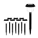 Solar Garden Lights Outdoor, Led Stake Lighting Solar Powered Pathway, Walkway, Patio and Landscape 15 Lumens Bright, Waterproof, Durable 8-Pack