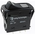 Rocker Switches SP ON-NONE-OFF 20A 12V by Carling Technologies
