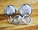 Tea Infusers, Tea Steepers for Loose Tea, Tea Strainer, One Each Sm, Med, Lg. Fine Mesh Stainless Steel Tea Accessories Set