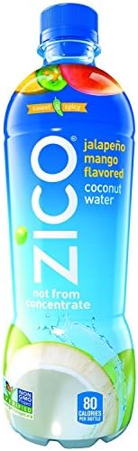 Zico Jalapeno Mango Coconut Water 16 oz (Pack of 6)