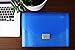 Expanding File Folder - A4 Documents Accordion Folder - Accordion File Organizer with Multiple Pockets - Organizer for Work, School and Home - Blue Color