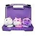 Life Made Better Sturdy Toy Storage Carrying Case, Compatible with Pomsies, Holds 3-5 Interactive Toys, Purple