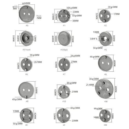 Ayolofei 24 TLG Universal Brake Piston Piston Reset Set with Case for Rotating and Pressing Brake Pistons on Different Cars, Suitable for Most