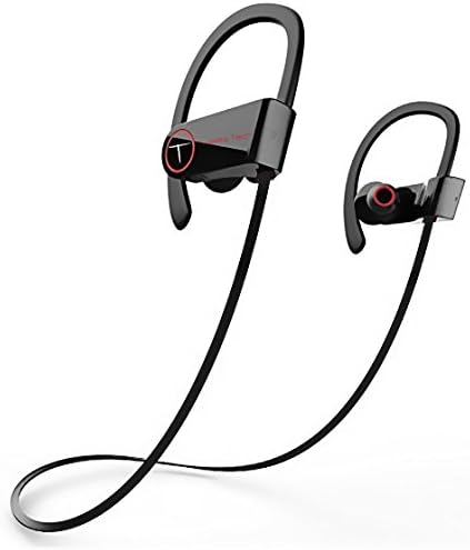 Bluetooth 4.1 Headphones Wireless In Ear Sports Earphones Tweets Tech Sweat-Proof Noise Cancellation Multi-point Pairing
