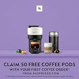 Nespresso Vertuo Pop Automatic Pod Coffee Machine Krups Coconut White view 2