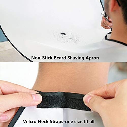 SYOSIN Latest Version Beard Apron Cape Hair Clippings Catcher With Bag 