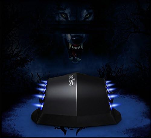 HaiZhi G1 Black LED USB Cable Gaming Mice Laser 3 Color Circular Breathing Backlit 6D 2400DPI High Quality Laptop Desktop Tablet Mouse