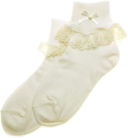 ivory lace socks for toddlers